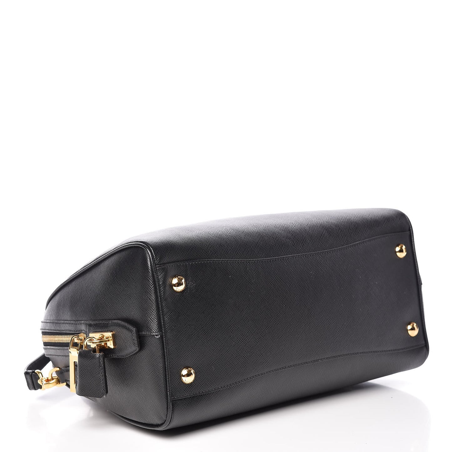 Saffiano Lux Bowler Black