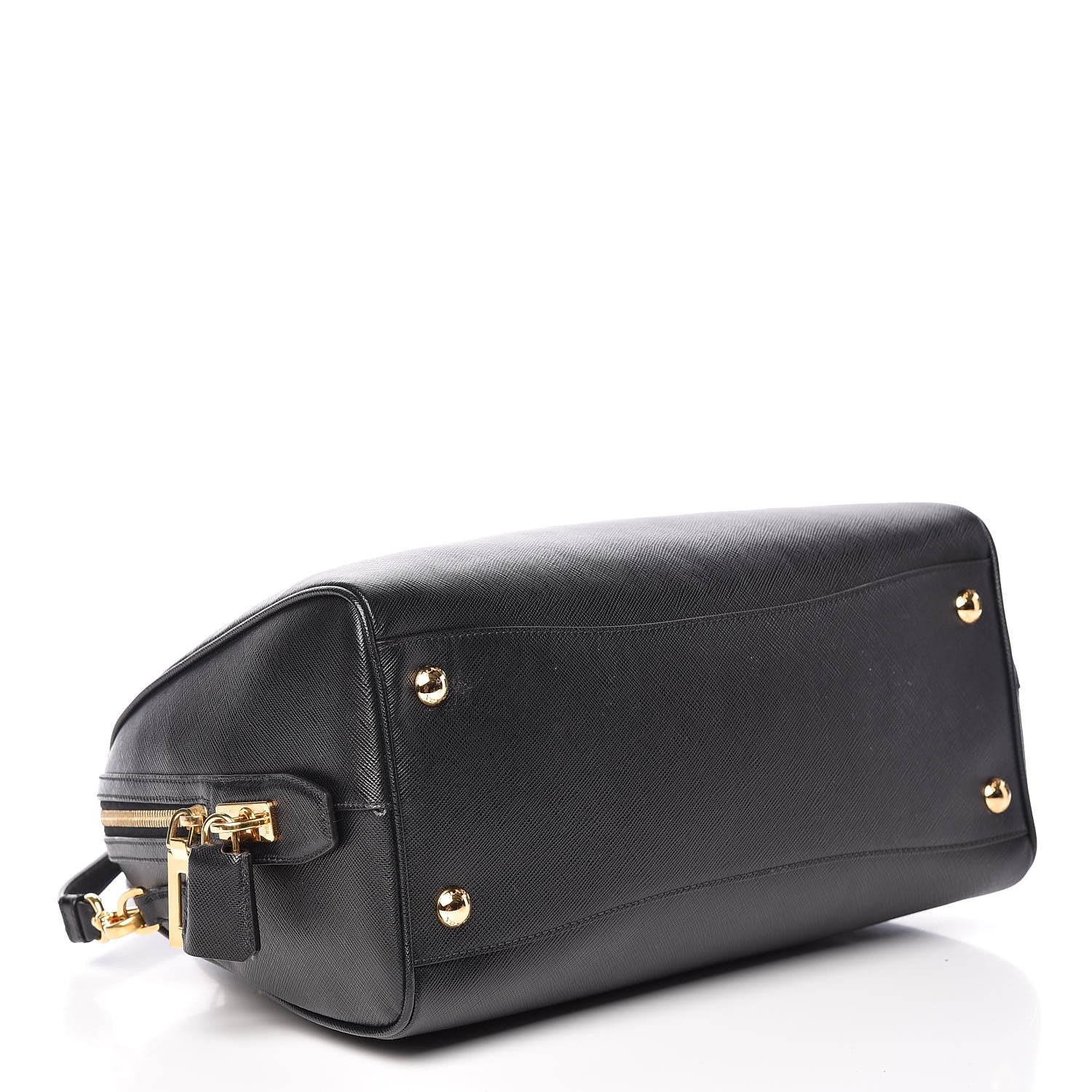 Prada Saffiano Lux Bowler Black 4 of 13
