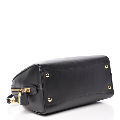 Prada Saffiano Lux Bowler Black 4 of 13