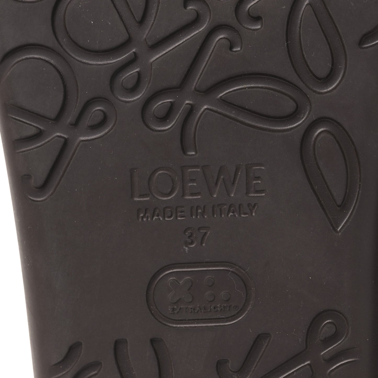 Foam Rubber Paula's Ibiza Pebble Toe Post Sandals 37 Shitake