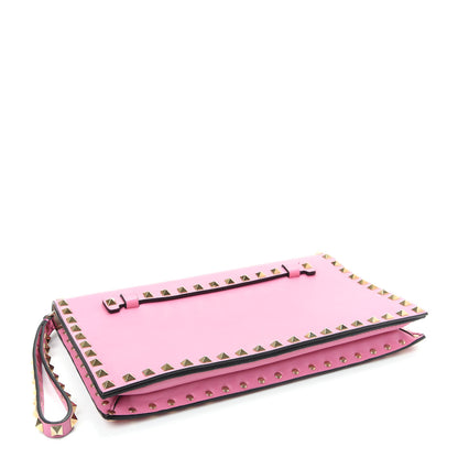 Valentino Garavani Nappa Rockstud Wristlet Clutch Ninphea 4 of 7