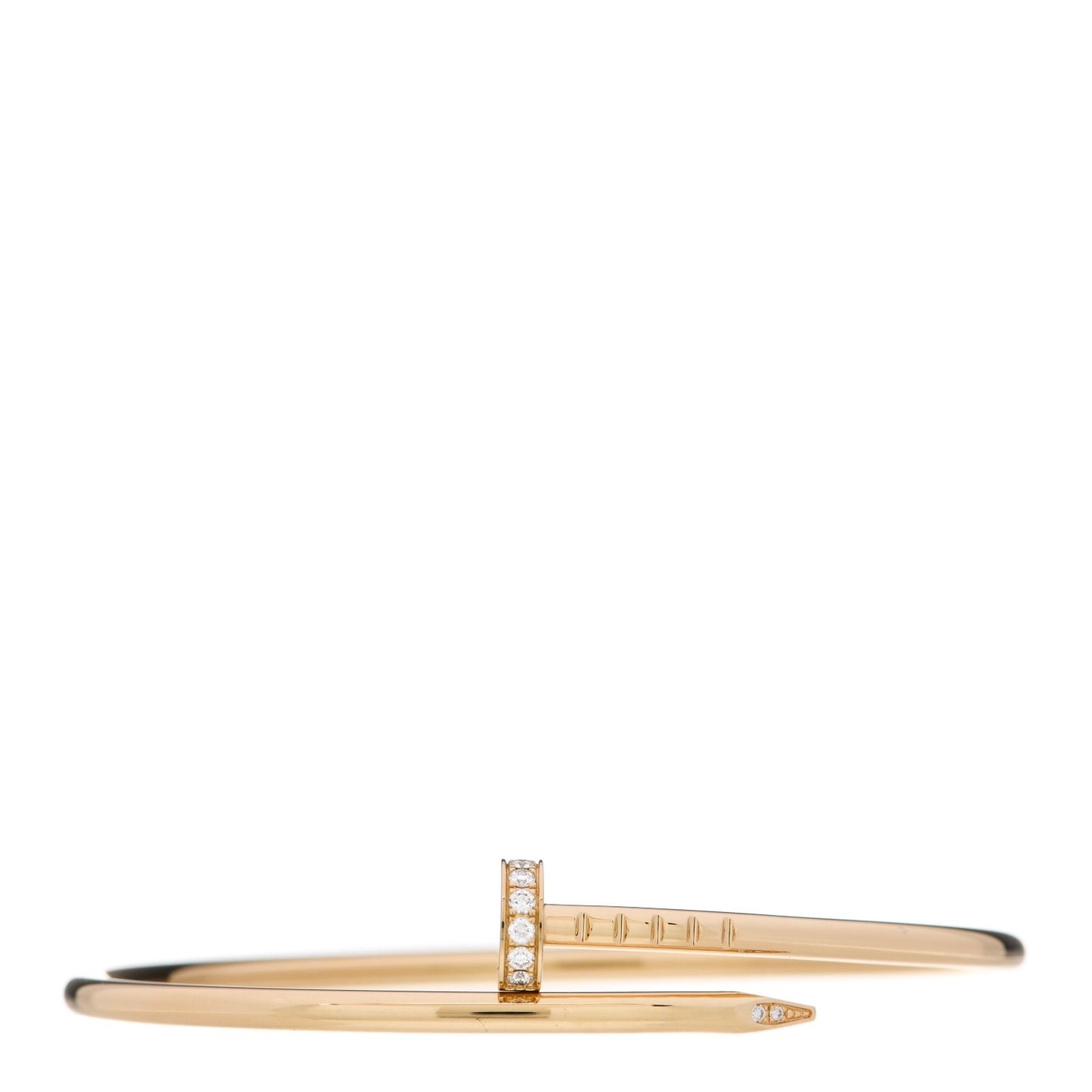 18K Yellow Gold Diamond Small Juste Un Clou Bracelet 15