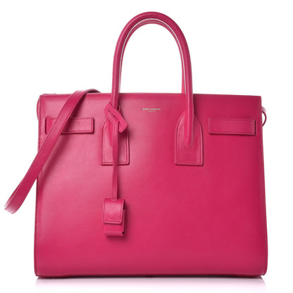 Saint Laurent Calfskin Small Sac De Jour Bubblegum 1 of 12