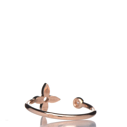 Louis Vuitton 18K Yellow Pink White Gold Diamond Idylle Blossom Ring Set of 3 50 5.25 5 of 12