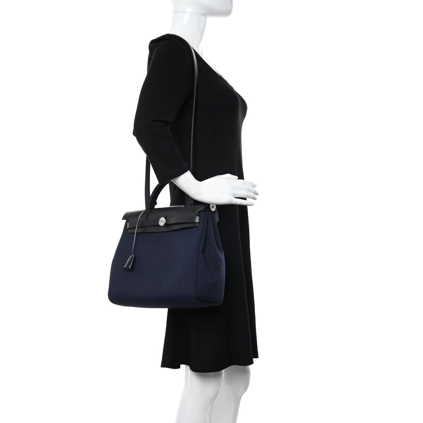 Military Toile Vache Hunter Herbag Zip Retourne 31 PM Bleu Marine Black