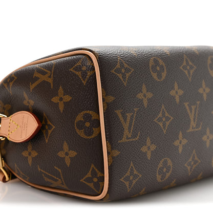 Louis Vuitton Monogram Speedy Bandouliere 20 Black 15 of 19