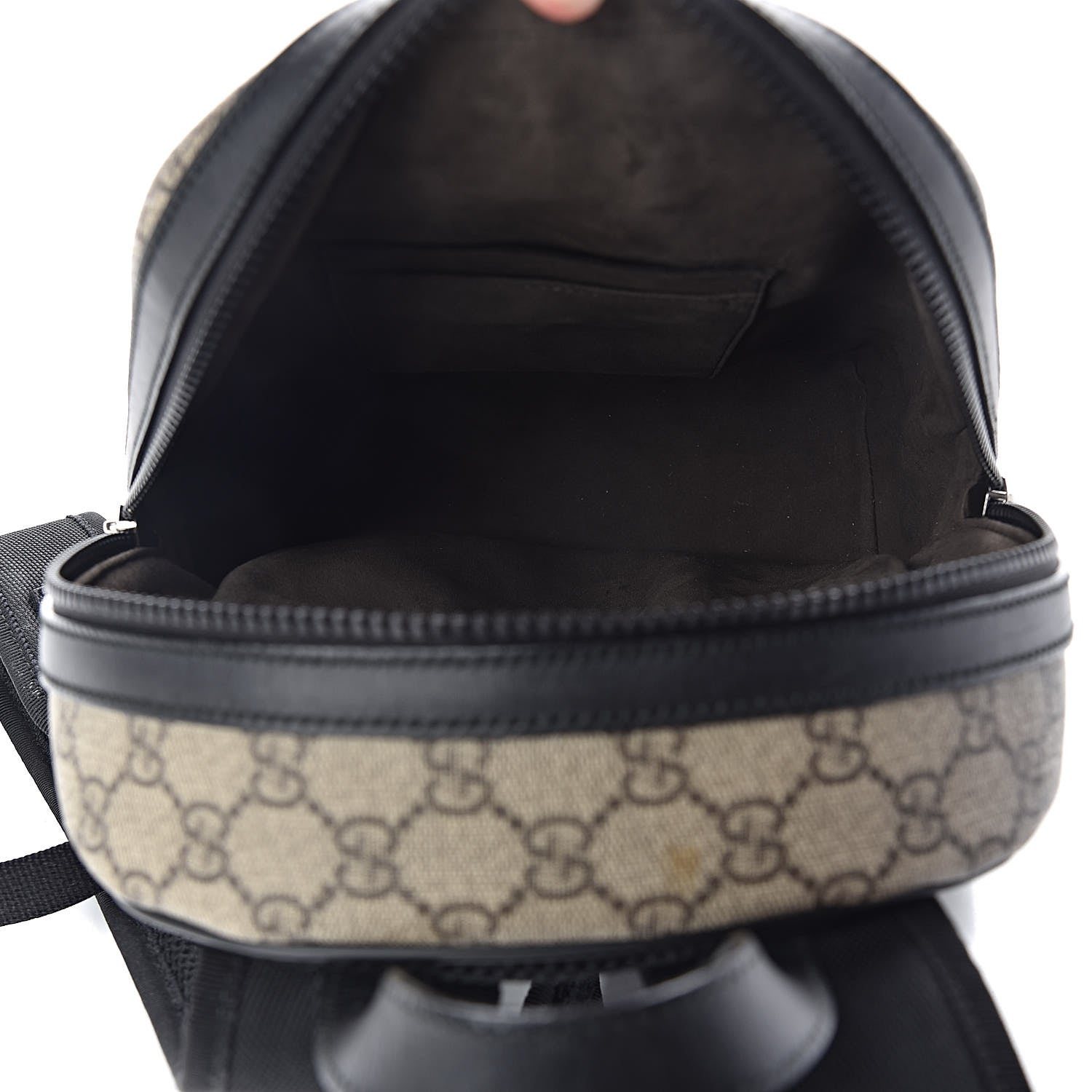 Gucci GG Supreme Monogram Small Eden Day Backpack Black 5 of 10