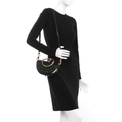 Chloe Calfskin Small Nile Bracelet Minaudiere Bag Black 2 of 8