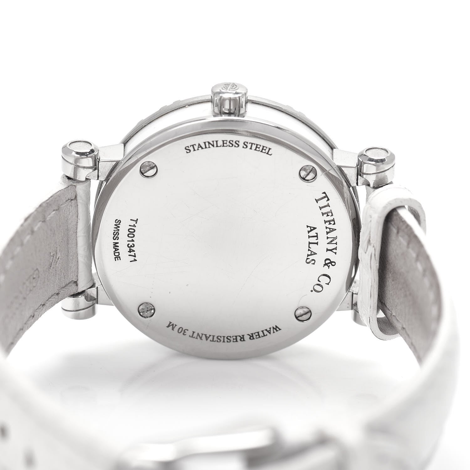 Tiffany Stainless Steel Alligator 30mm Atlas Quartz Watch 4 of 4