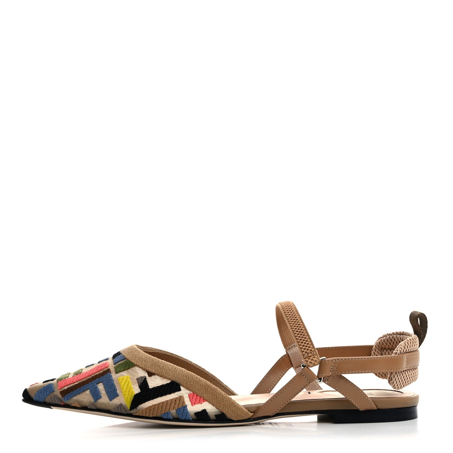 Technical Mesh FF Colibri Lite Slingback Ballerina Flats 36.5 Multicolor