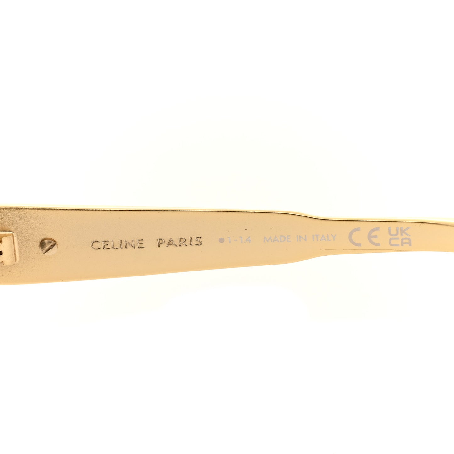 Metal Triomphe 01 Sunglasses CL40235U Gold Green