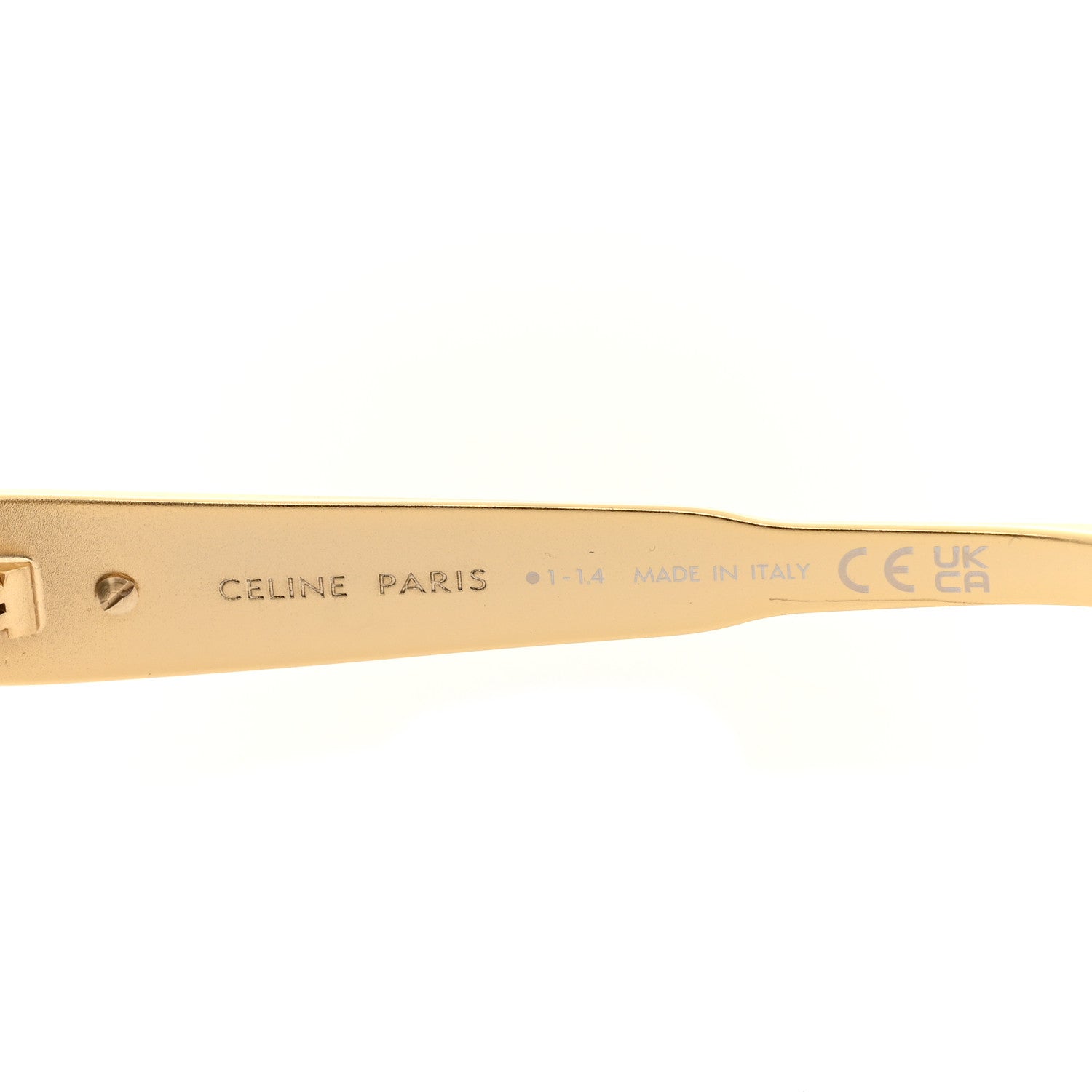 Celine Metal Triomphe 01 Sunglasses CL40235U Gold Green 6 of 7