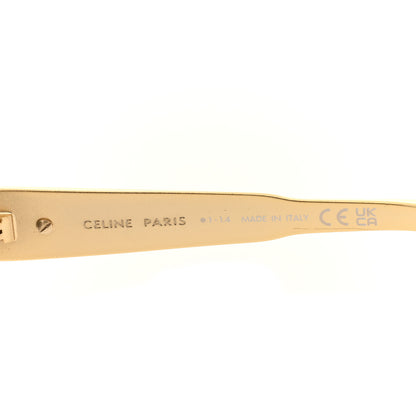 Celine Metal Triomphe 01 Sunglasses CL40235U Gold Green 6 of 7