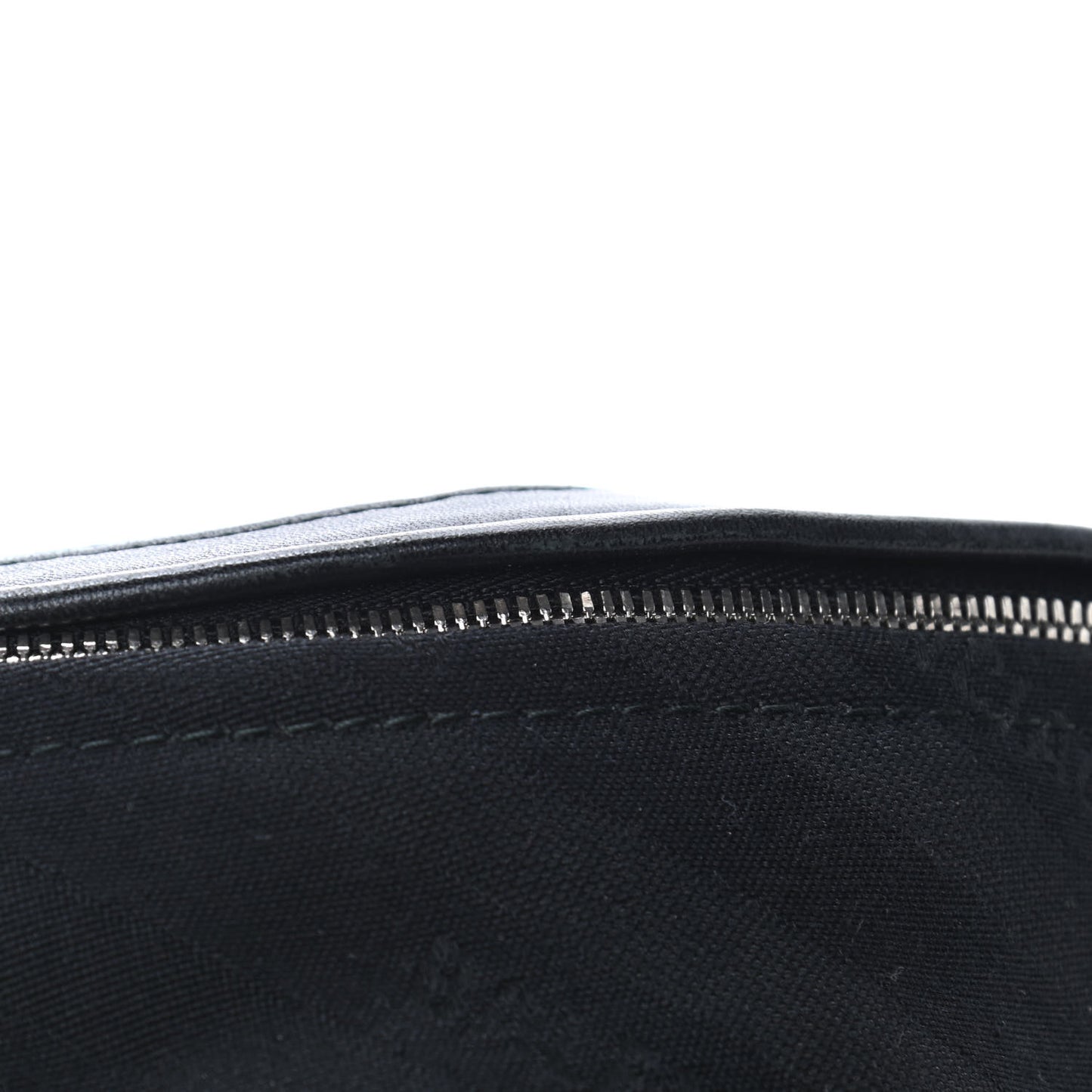 Canvas Jacquard Diagonal Allover Logo XS Souvenir Belt Bag Black