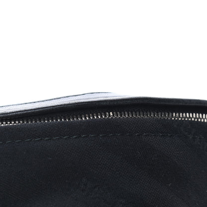 Balenciaga Canvas Jacquard Diagonal Allover Logo XS Souvenir Belt Bag Black 5 of 6