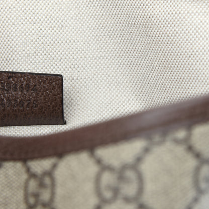Gucci GG Supreme Monogram Web Medium Neo Vintage Flap Messenger Bag Beige New Acero 7 of 10