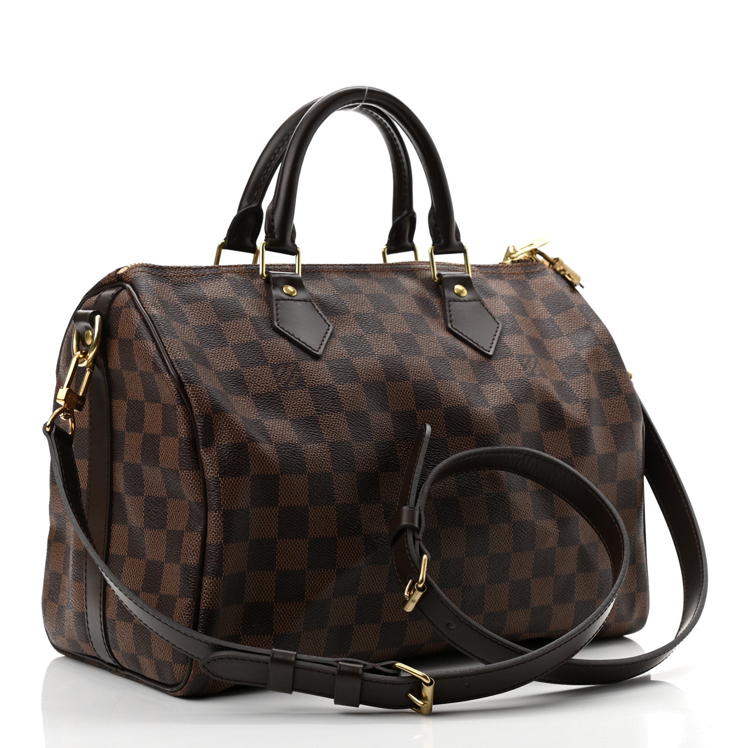Louis Vuitton Damier Ebene Speedy Bandouliere 30 3 of 11