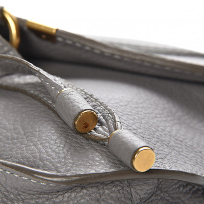 Chloe Calfskin Medium Marcie Round Crossbody Bag Cashmere Grey 10 of 12