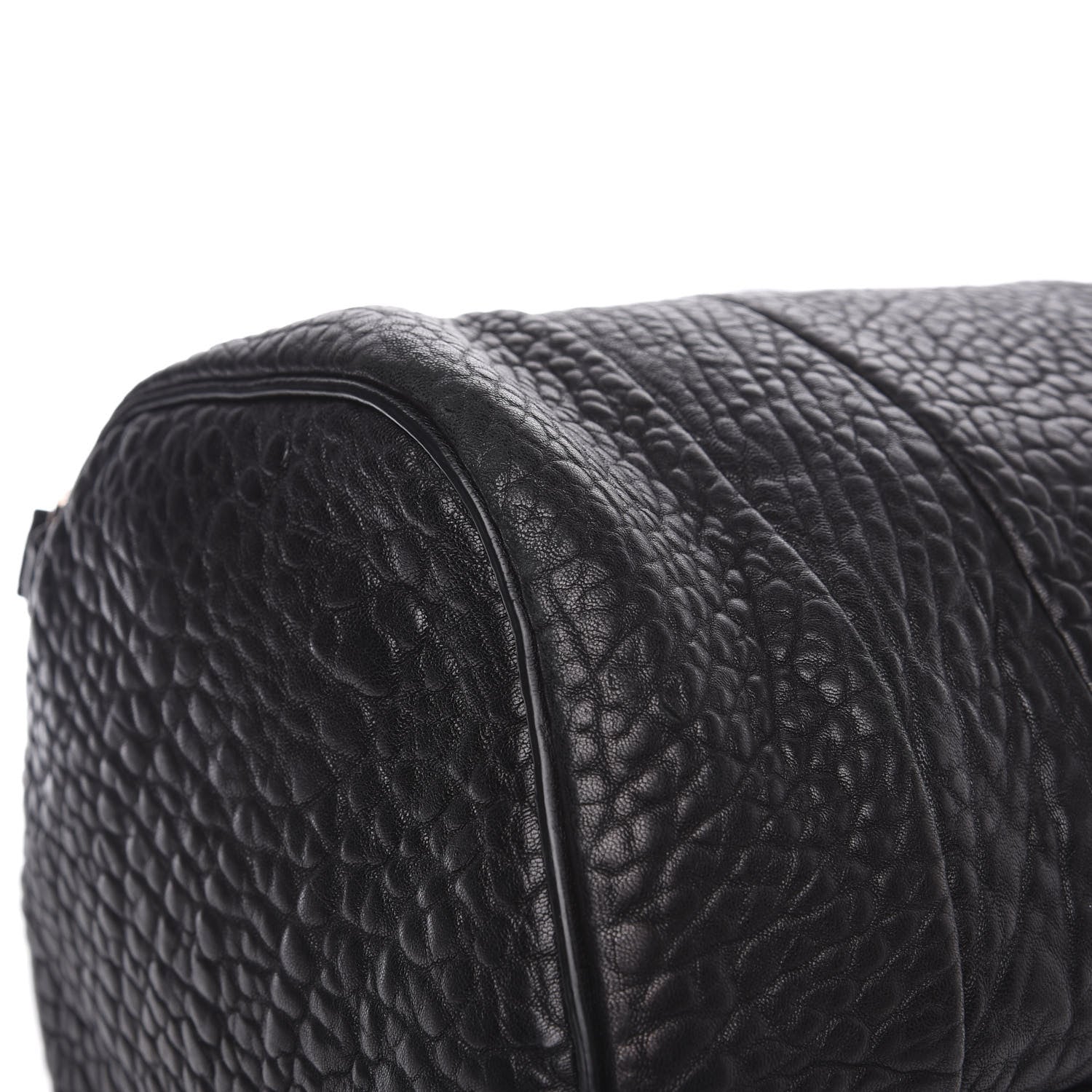 Alexander Wang Pebbled Lambskin Rocco Black Rose Gold Hardware 9 of 9
