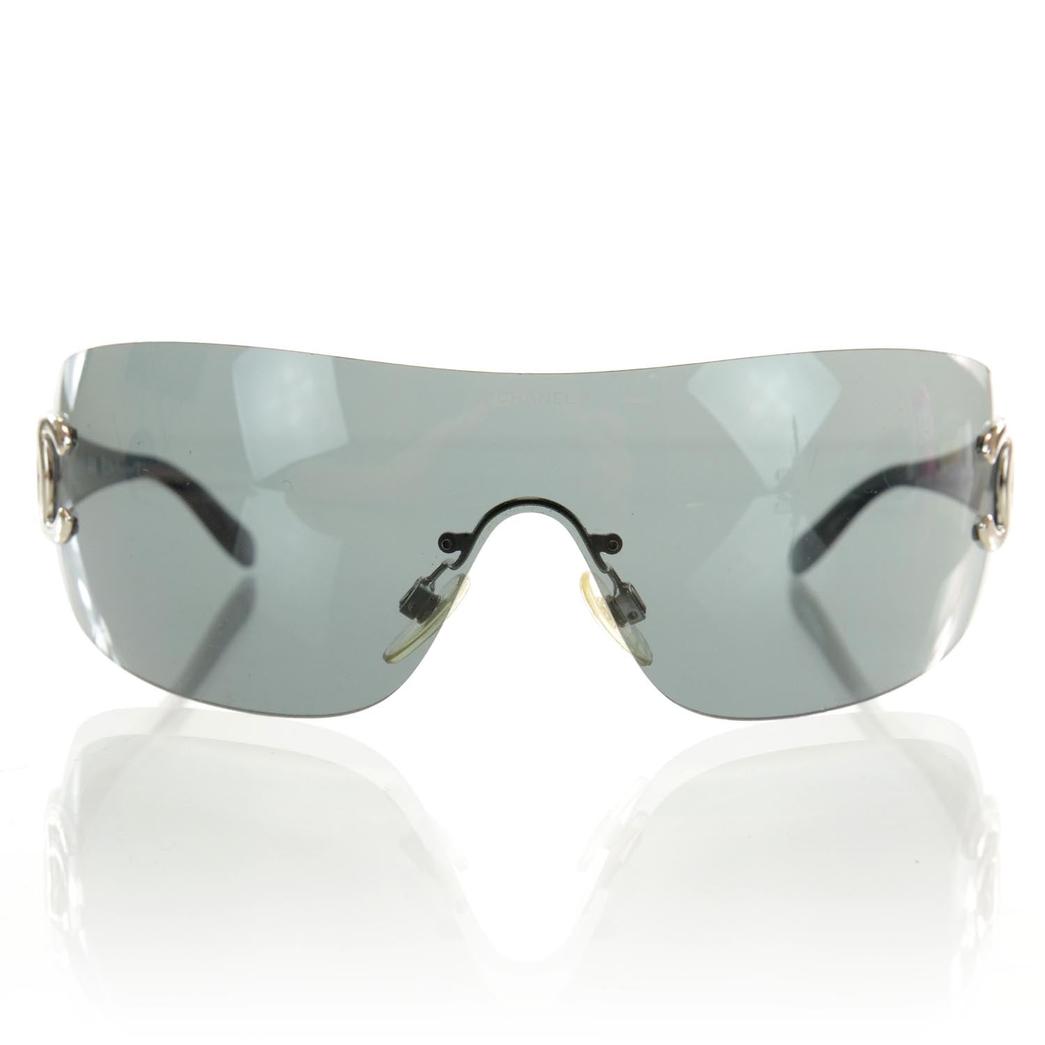 Chanel Frameless CC Sunglasses 4119 Black 2 of 6