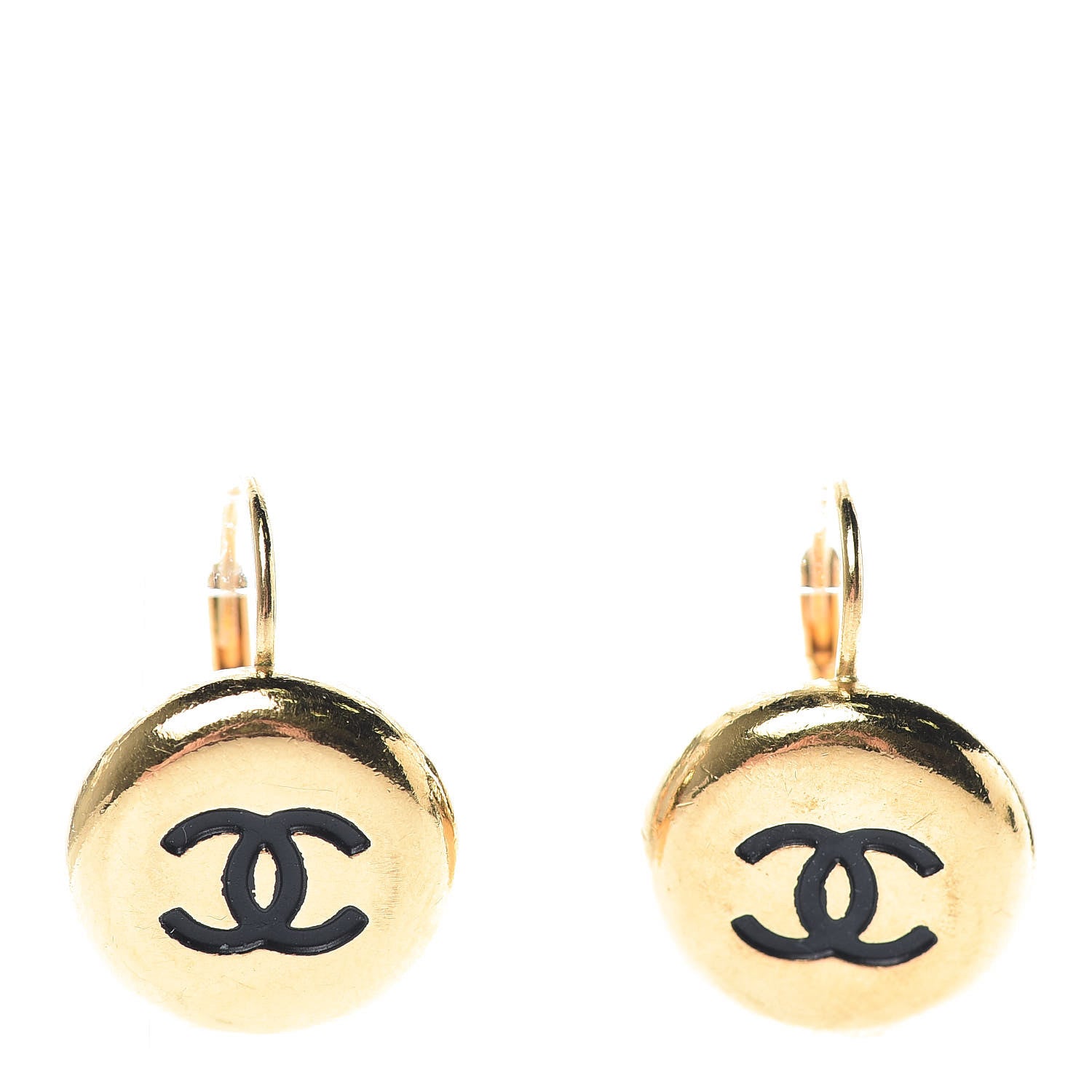 Chanel CC Clip On Earrings Gold 1 of 5