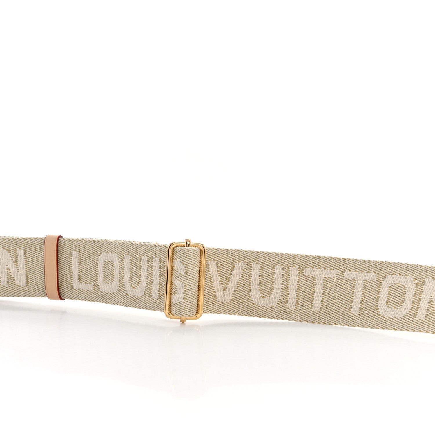 Louis Vuitton Jacquard High Rise Shoulder Strap Beige 4 of 4