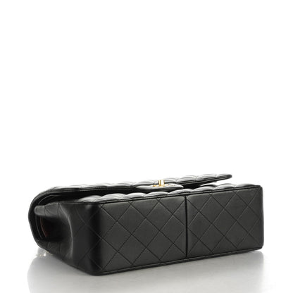 Chanel Lambskin Quilted Jumbo Double Flap Black 4 of 8