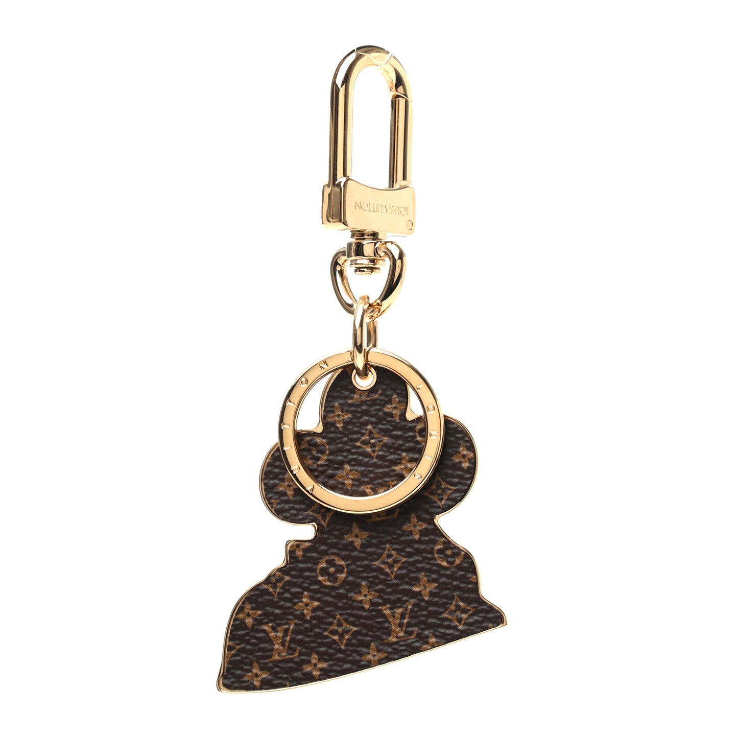 Monogram Metal Christmas Vivenne Bag Charm Key Holder