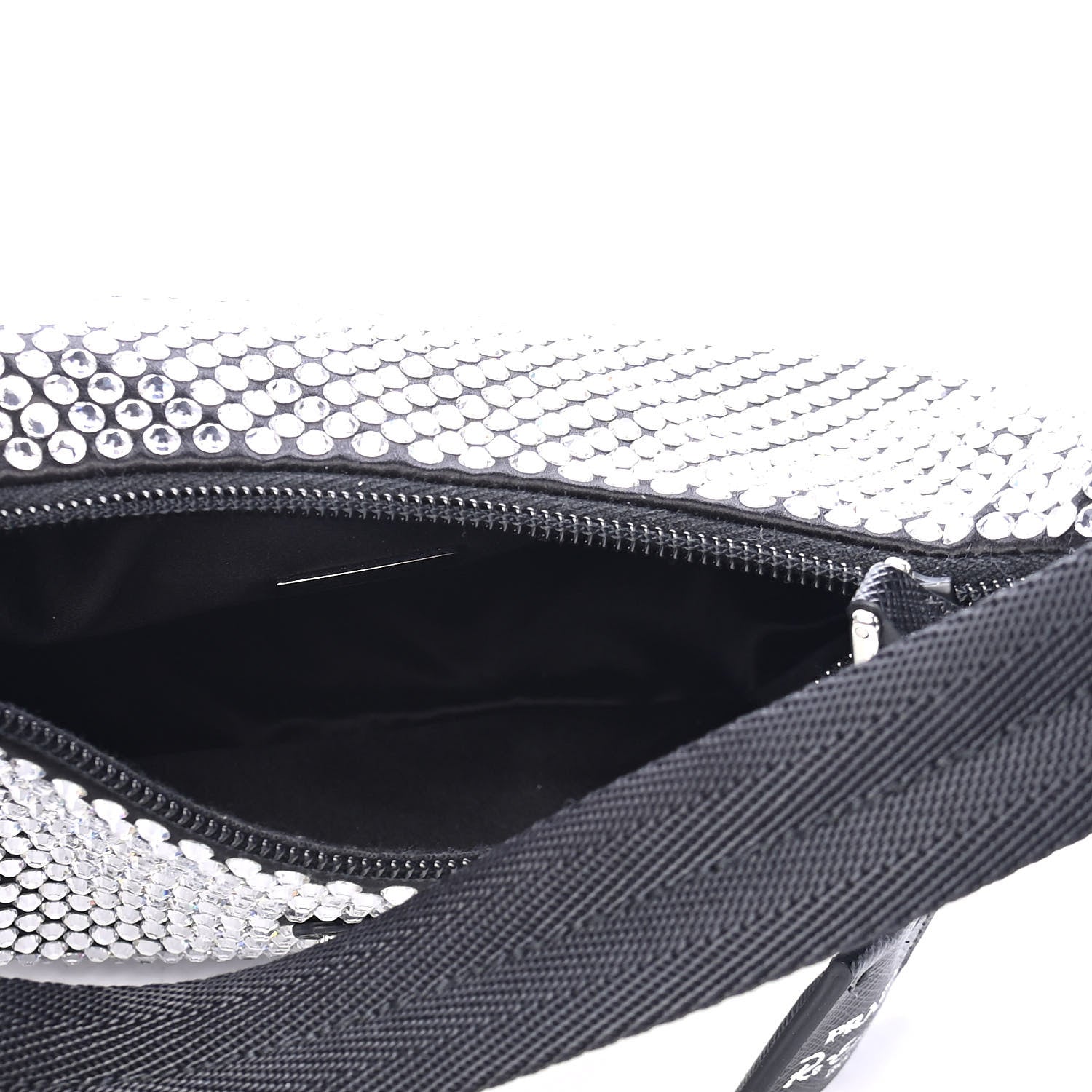 Prada Satin Crystal Mini Re-Edition 2000 Bag Cristal 4 of 4