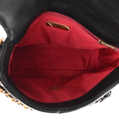 Chanel Goatskin Quilted Medium Chanel 19 Flap Black 5 of 9