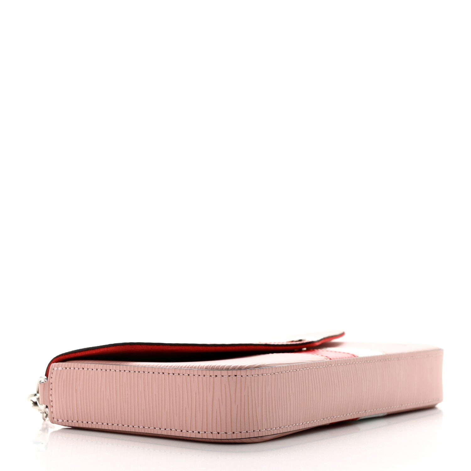 Louis Vuitton Epi Pochette Felicie Rose Ballerine Stripe 5 of 11