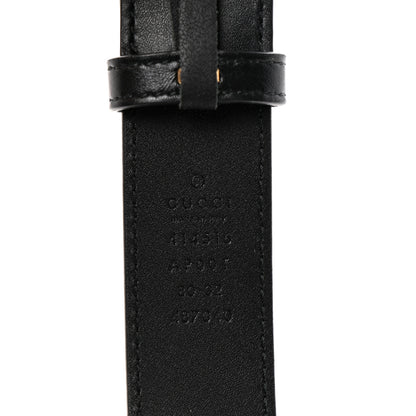 Gucci Calfskin Double G 30mm Belt 80 32 Black 5 of 7