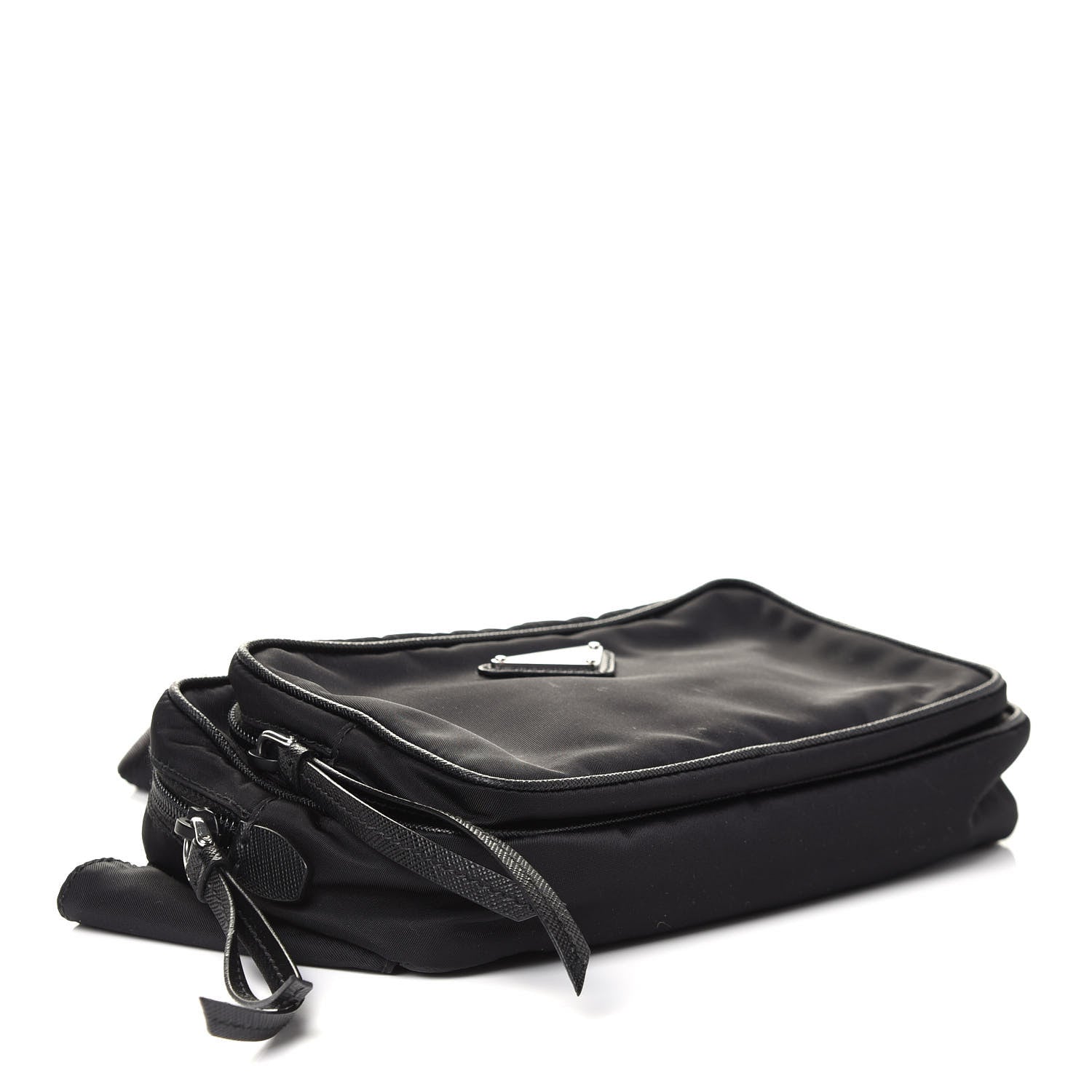 Prada Tessuto Nylon Saffiano Belt Bag Black 5 of 8