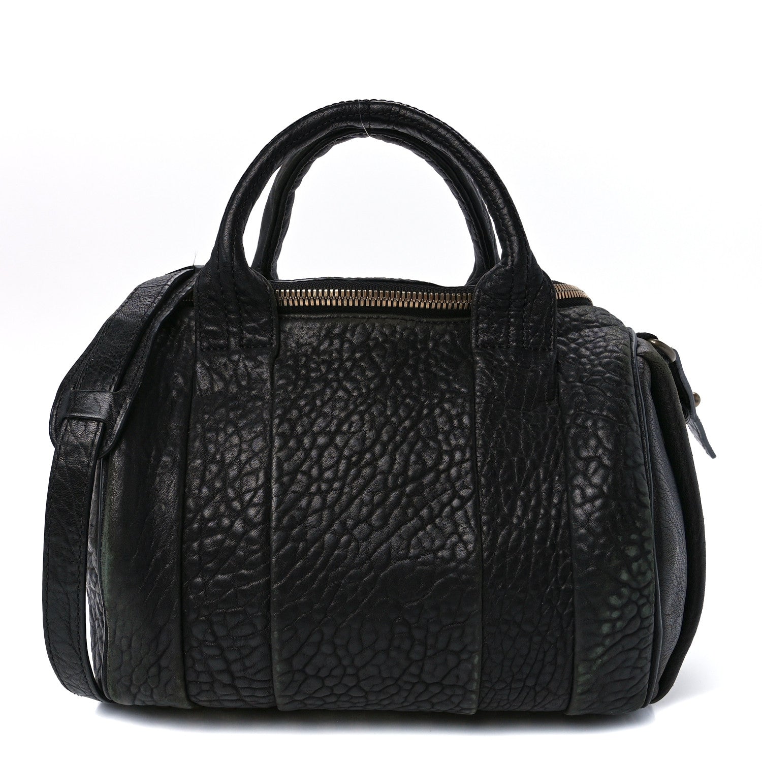Alexander Wang Pebbled Lambskin Rockie Black Antique Brass Hardware 1 of 11