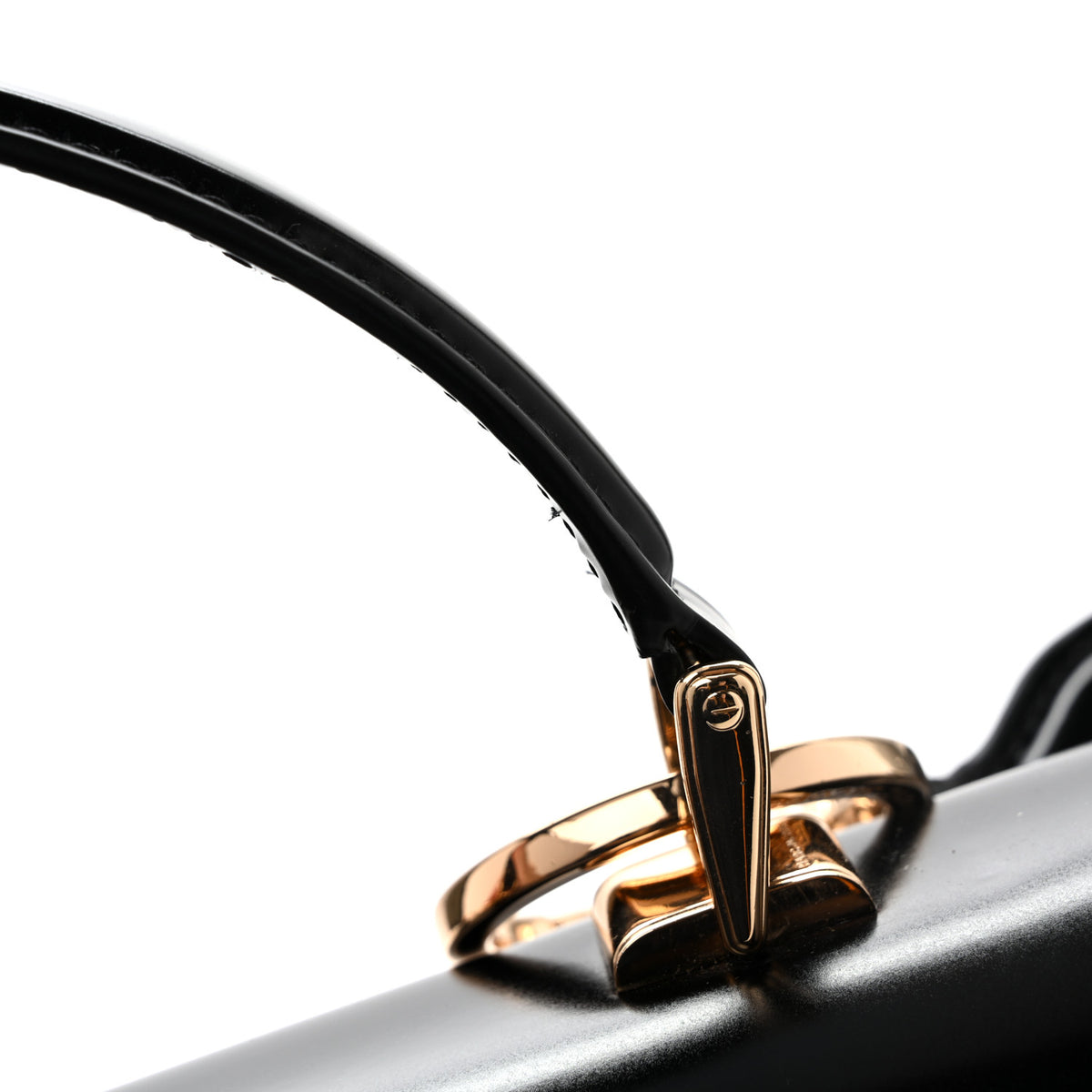 Marc Jacobs Shiny Calfskin Uptown Shoulder Bag Black 14 of 15