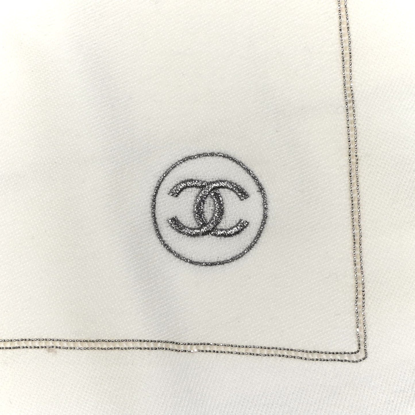 Wool CC Scarf Beige