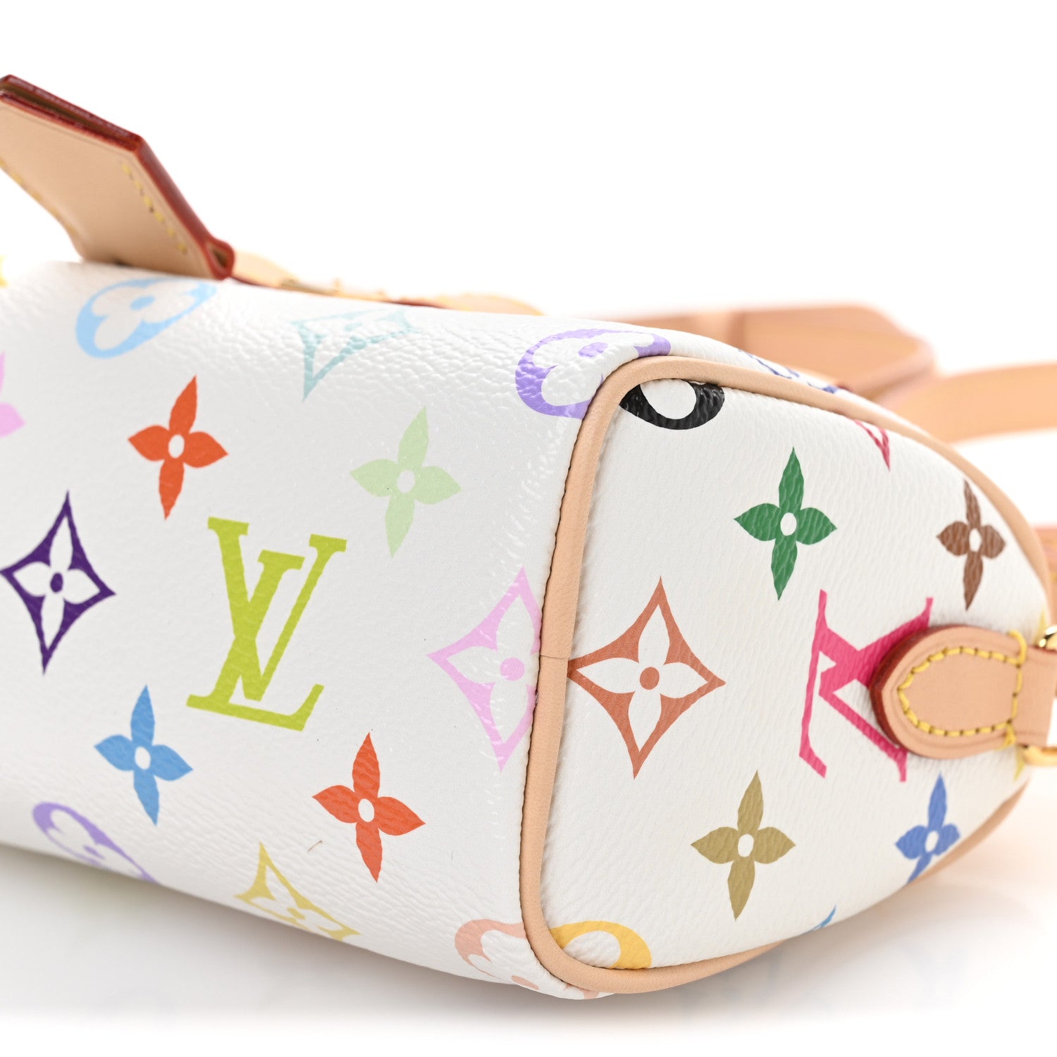 Louis Vuitton LV X TM Monogram Multicolor Nano Speedy White 9 of 10