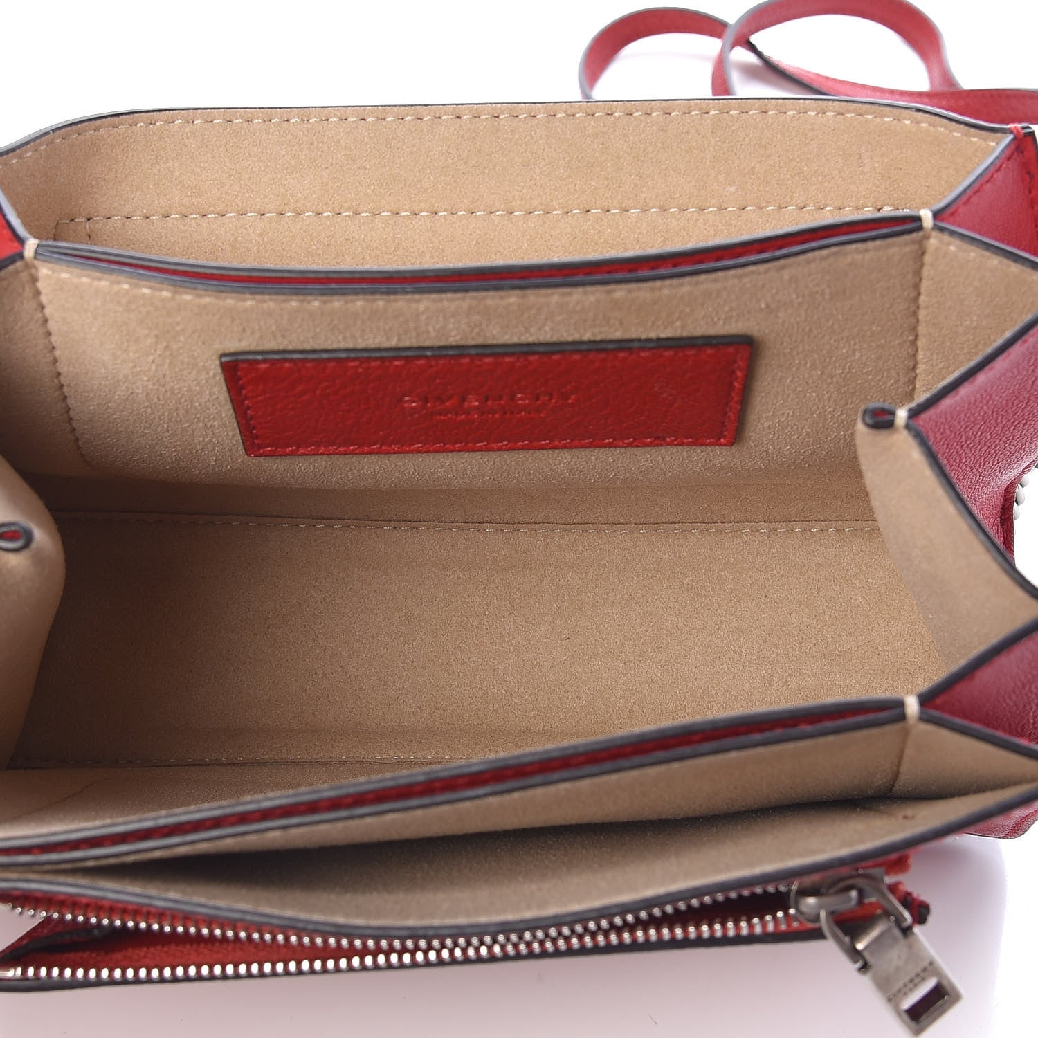 Givenchy Goatskin Small GV3 Shoulder Bag Bright Red 5 of 9
