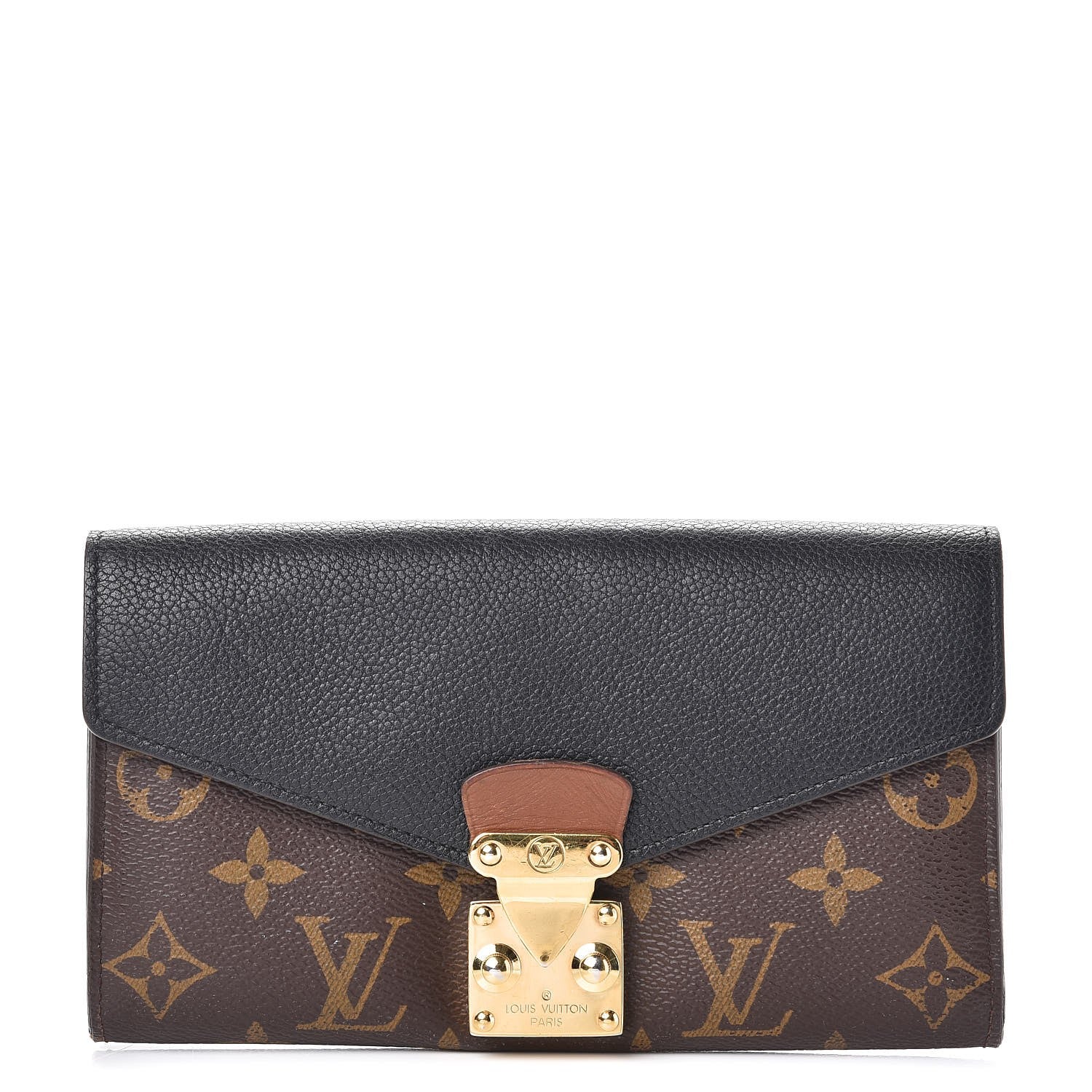 Louis Vuitton Monogram Pallas Wallet Black 1 of 7