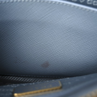 Prada Saffiano Micro Galleria Double Zip Tote Astrale 11 of 11