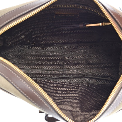 Prada Jacquard Logo Camera Bag Corda Bruciato 5 of 11