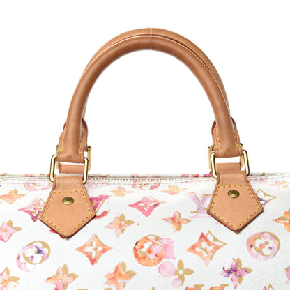 Louis Vuitton Watercolor Aquarelle Speedy 35 White 13 of 13