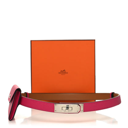Hermes Epsom Kelly Pocket Belt Rose Mexico 6 of 6