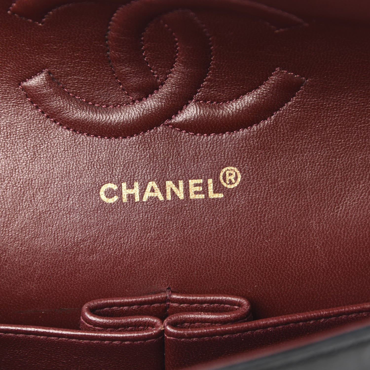 Chanel Lambskin Quilted Medium Double Flap Black 6 of 13