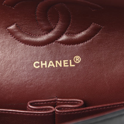Chanel Lambskin Quilted Medium Double Flap Black 6 of 13