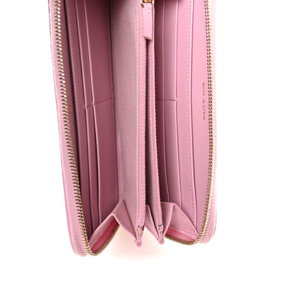 Chanel Lambskin Quilted 19 Long Zipped Around Wallet Pink 5 of 9