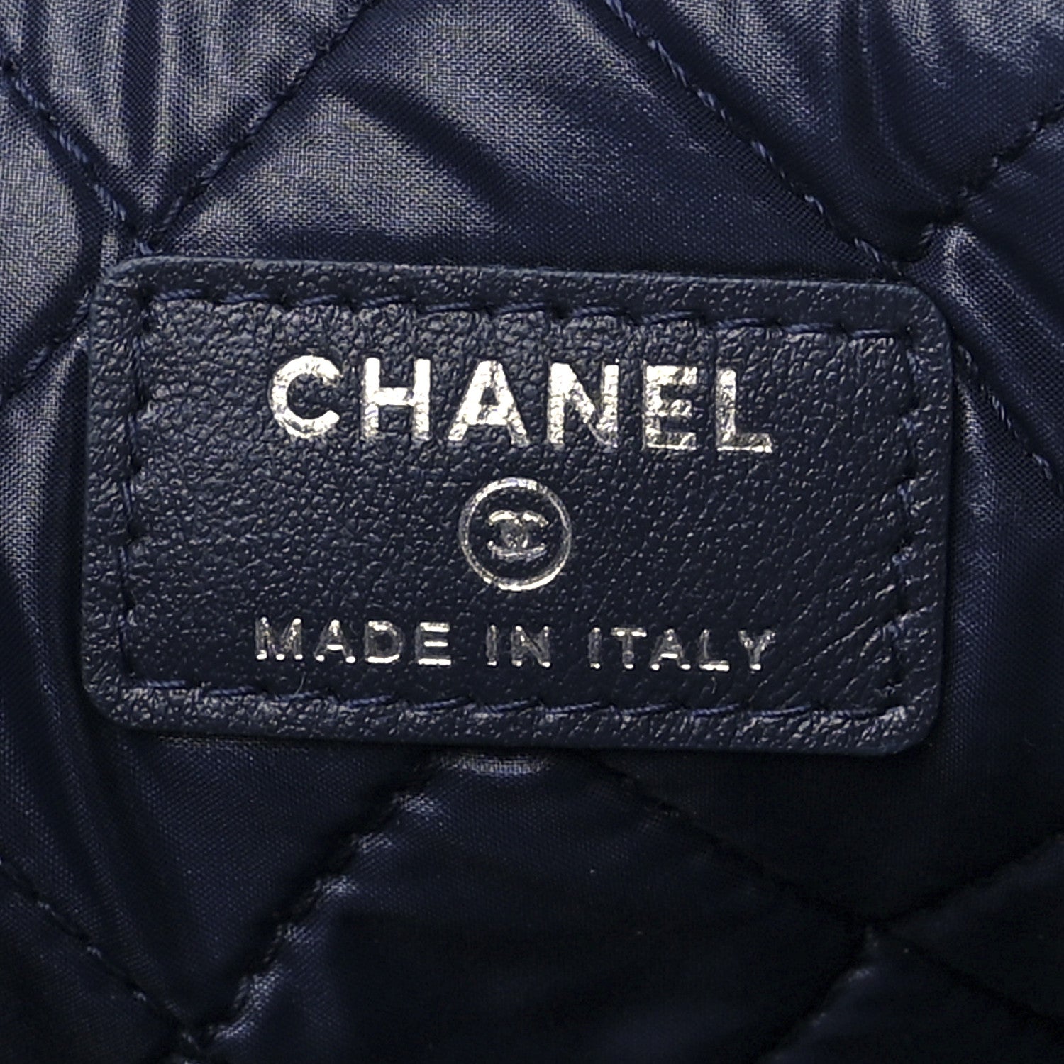 Chanel Caviar Quilted Small Pouch Navy 5 of 12