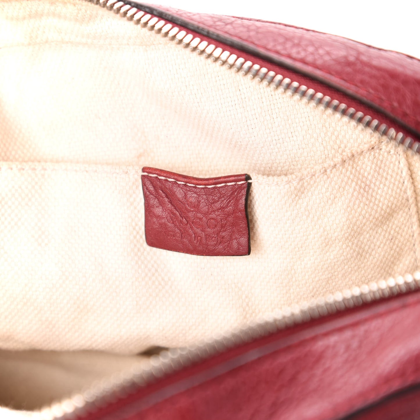 Pebbled Calfskin Studded Small Soho Disco Bag Soft Burgundy