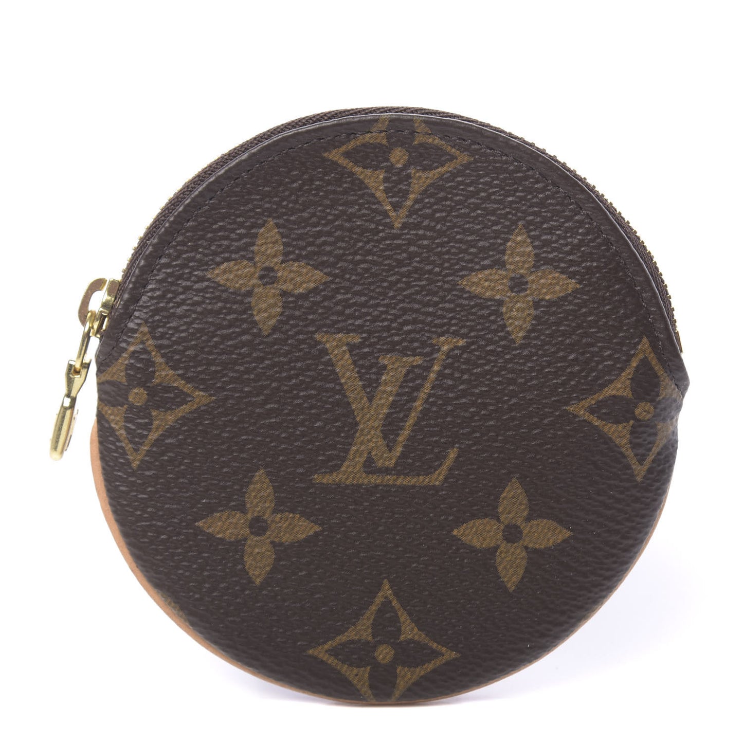 Monogram Round Coin Purse