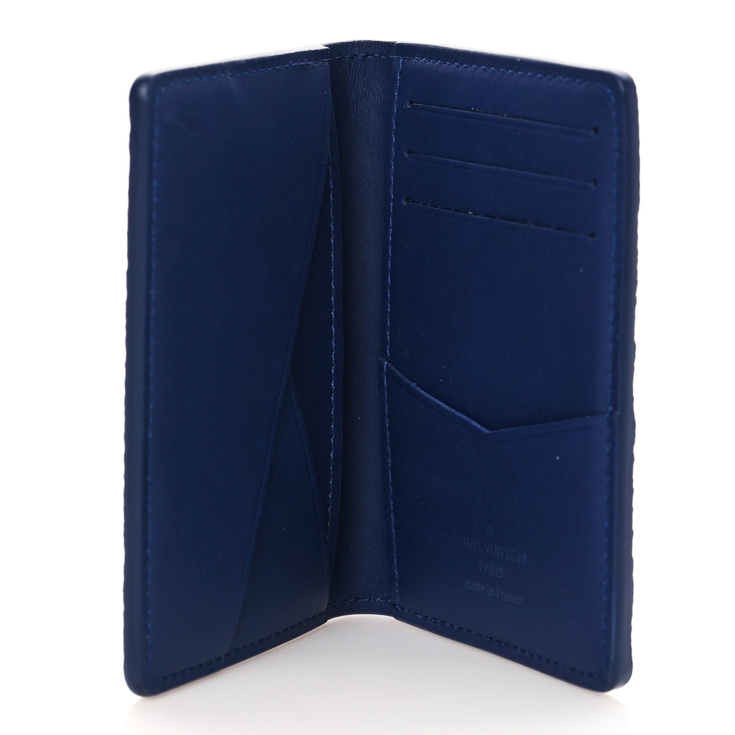 Cowhide Monogram Bandana Pocket Organizer Blue